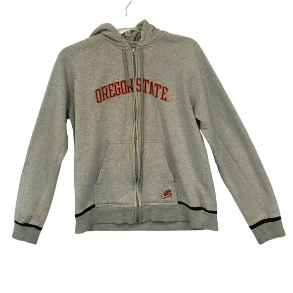 Nike Youth Oregon State Beavers Hooded Sweatshirt Sz XL in Gray Embroidered Logo - Picture 1 of 16